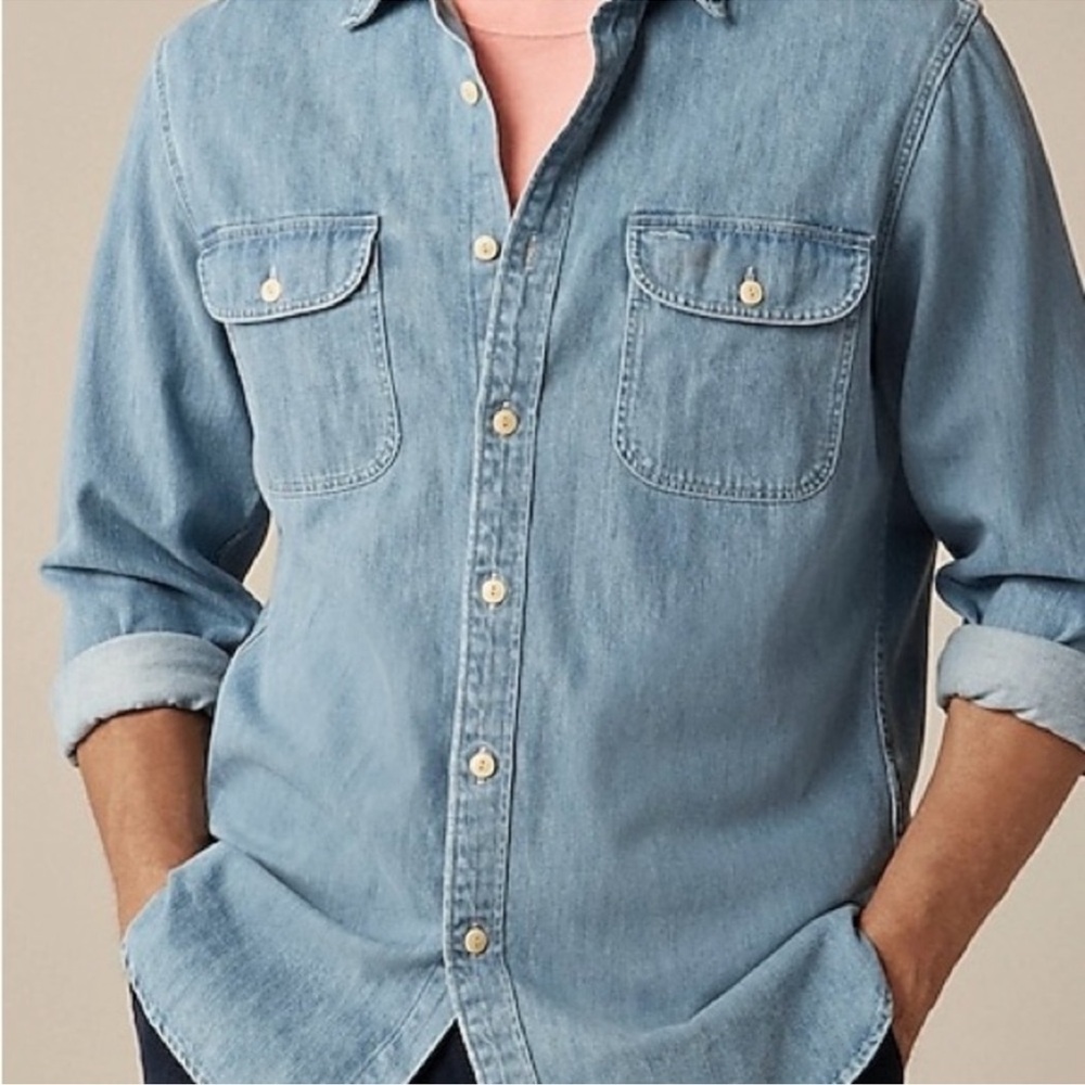 Old Navy Dungarees Blue Denim Shirt